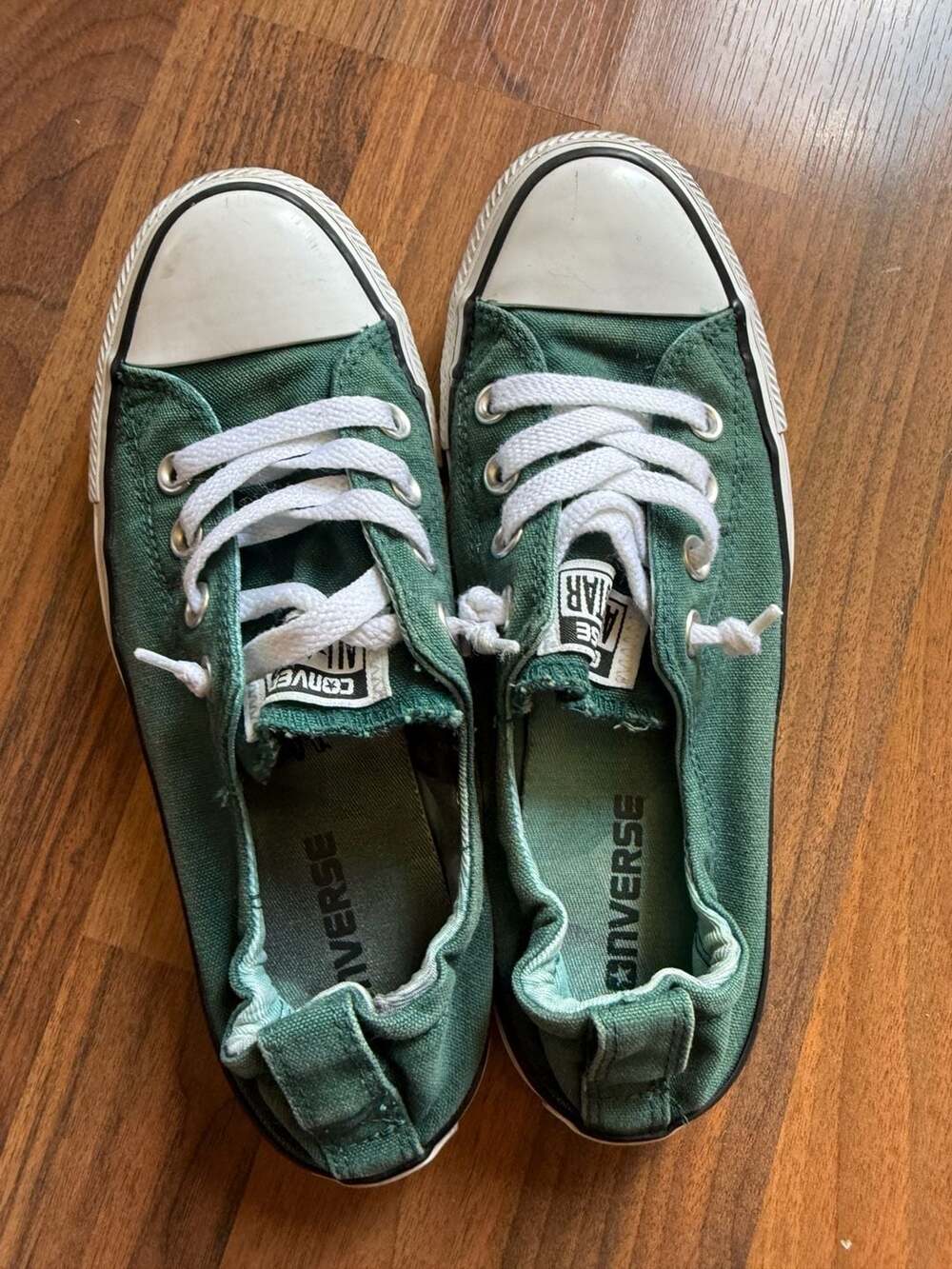 Converse Chuck Taylor All Star Shoreline Slip-On Sneakers Green - Picture 3 of 6